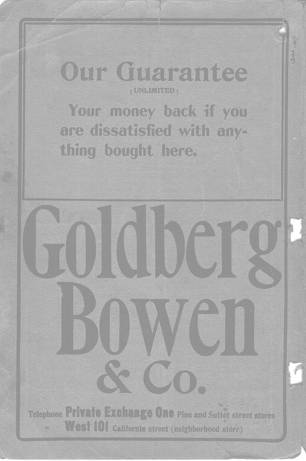 a page from the 1903 San Francisco telephone directory