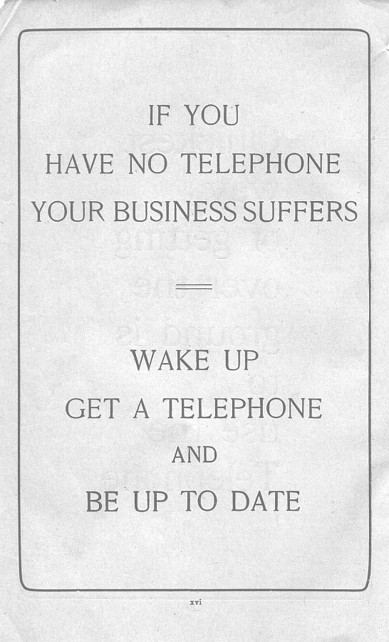 a page from the 1903 San Francisco telephone directory