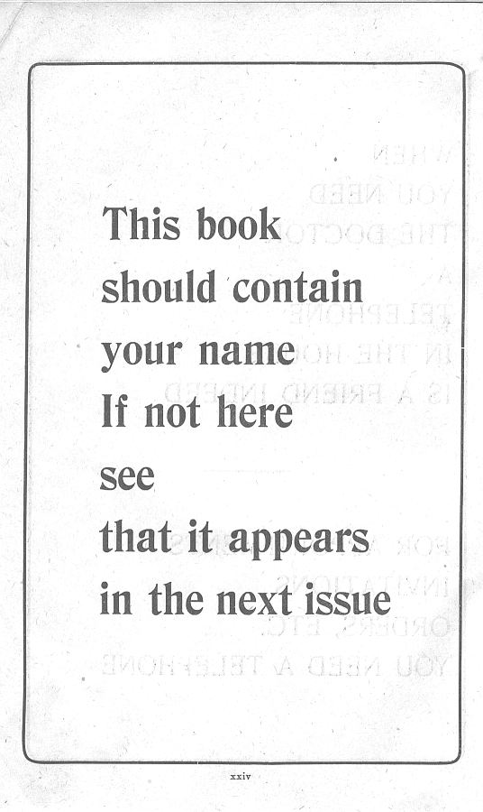 a page from the 1903 San Francisco telephone directory