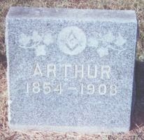 Arthur W. Barron tombstone, Rosedale Cemetery, L.A.