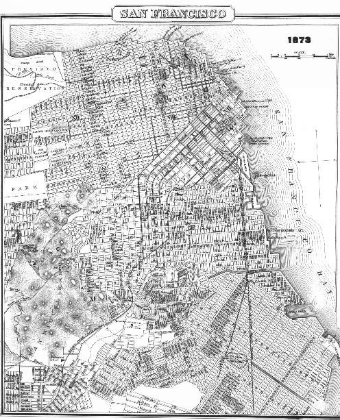 San Francisco 1873 Map