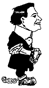 Houdini drawing, SF Call, 26 Aug 1907