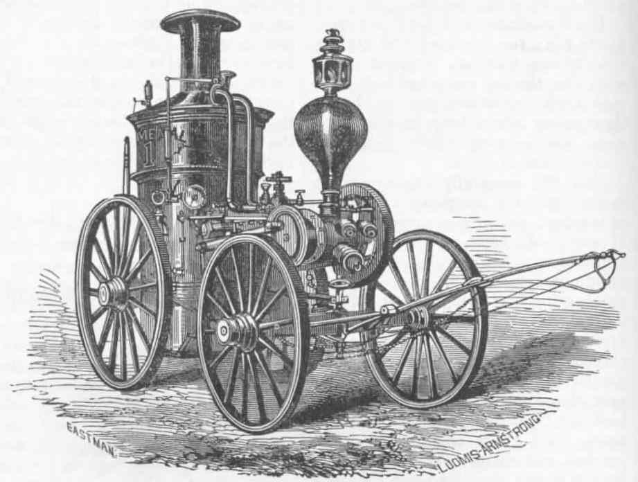 Pioneer Steam Fire-Engine [Photographed by W. Watkins.]