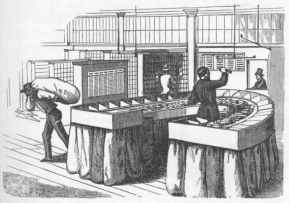 The Newspaper Distributing Table.