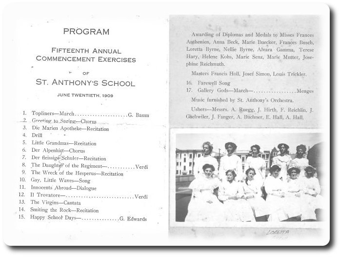 Image: St. Anthony Class of 1909